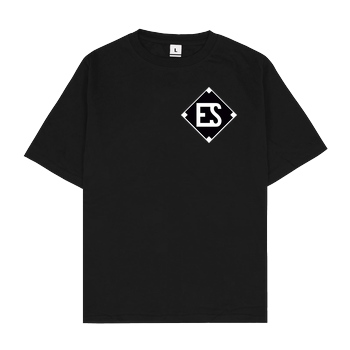 EngineSoldier EngineSoldier - Logo T-Shirt Oversize T-Shirt - Black