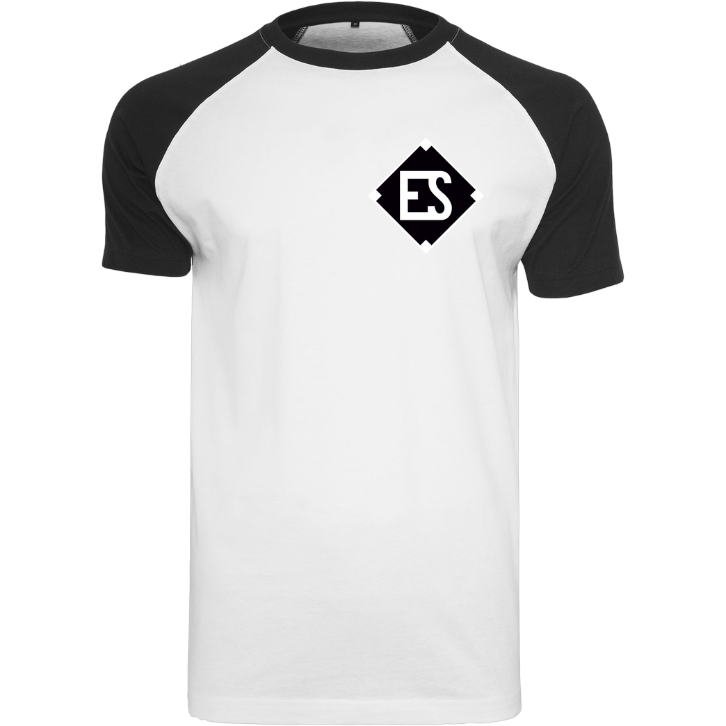 EngineSoldier EngineSoldier - Logo T-Shirt Raglan Tee white