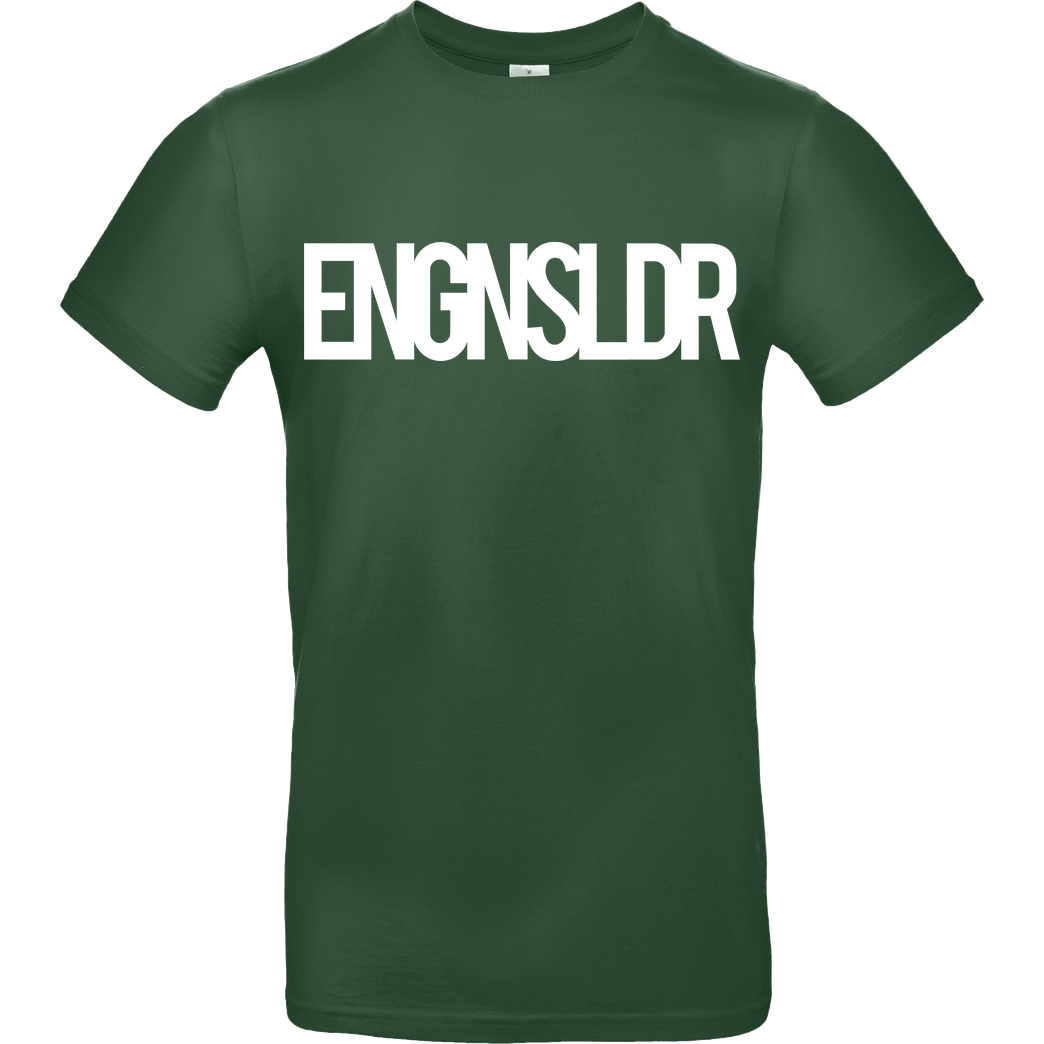 EngineSoldier EngineSoldier - Typo T-Shirt B&C EXACT 190 -  Bottle Green
