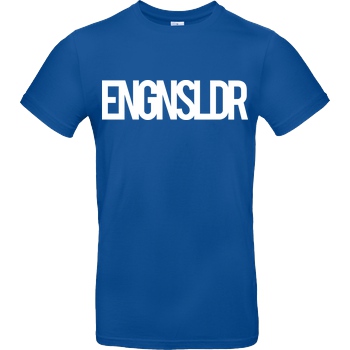 EngineSoldier EngineSoldier - Typo T-Shirt B&C EXACT 190 - Royal Blue