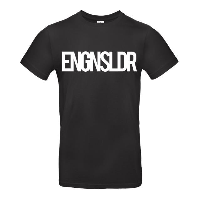 EngineSoldier - EngineSoldier - Typo - T-Shirt - B&C EXACT 190 - Black