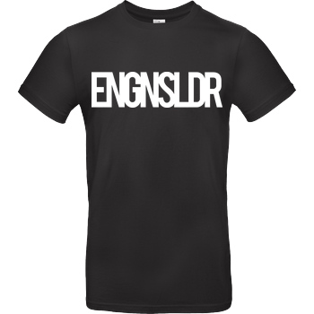 EngineSoldier EngineSoldier - Typo T-Shirt B&C EXACT 190 - Black