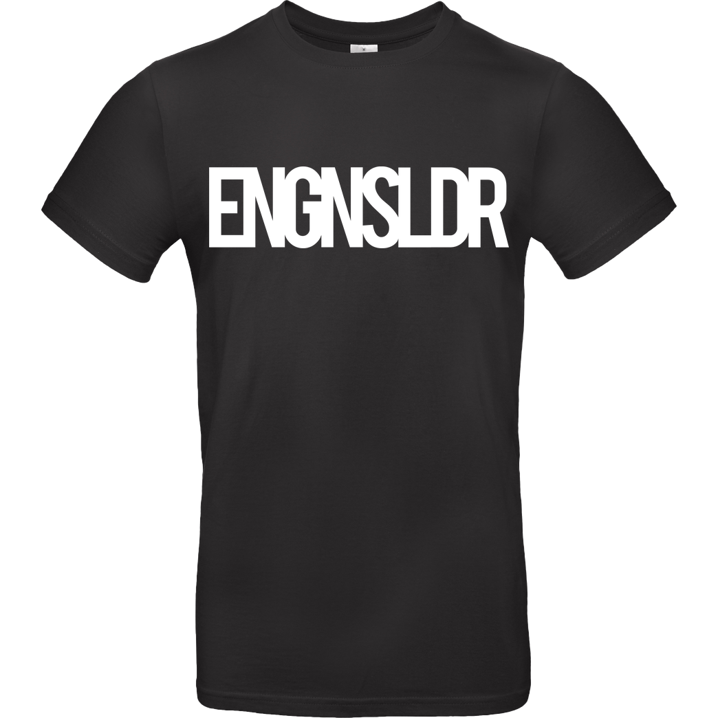EngineSoldier EngineSoldier - Typo T-Shirt B&C EXACT 190 - Black