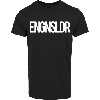 EngineSoldier - Typo House Brand T-Shirt - Black