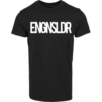 EngineSoldier EngineSoldier - Typo T-Shirt House Brand T-Shirt - Black