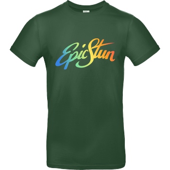 EpicStun EpicStun - Color Logo T-Shirt B&C EXACT 190 -  Bottle Green