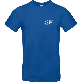 EpicStun EpicStun - Embroidered Logo T-Shirt B&C EXACT 190 - Royal Blue