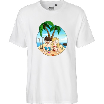 EpicStun EpicStun - Insel T-Shirt Fairtrade T-Shirt - white