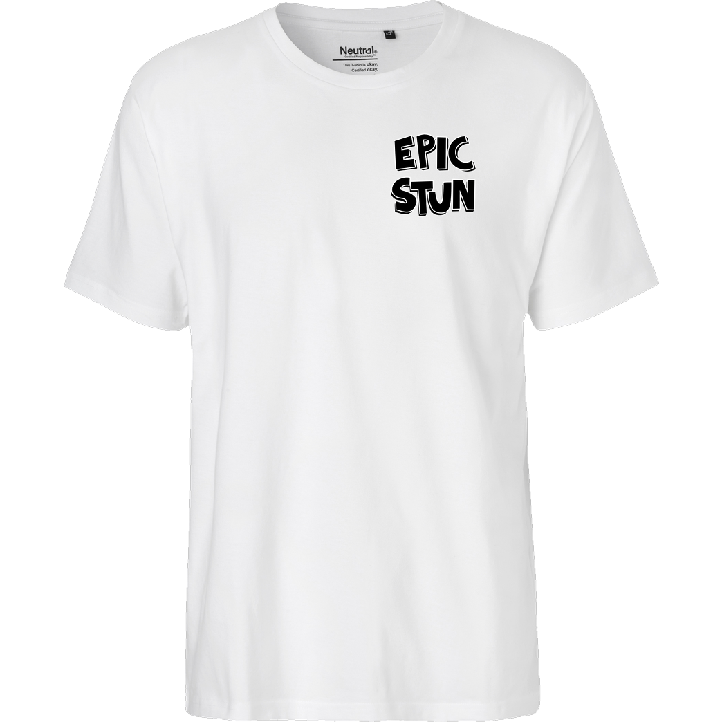 EpicStun EpicStun - Logo T-Shirt Fairtrade T-Shirt - white