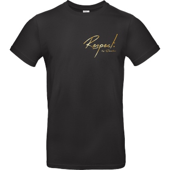 EZZKN EZZKN - Respect T-Shirt B&C EXACT 190 - Black