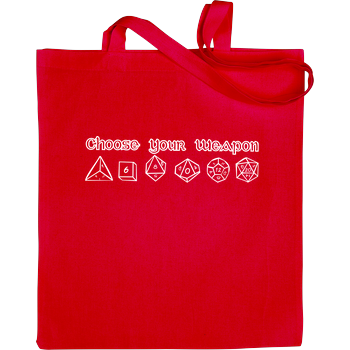 Choose your weapon Bag Red