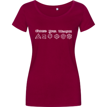 Choose your weapon Girlshirt berry