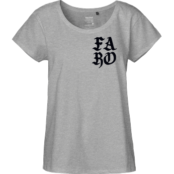 Faro - FARO Fairtrade Loose Fit Girlie - heather grey