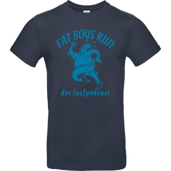 Fat Boys Run Fat Boys Run - Logo T-Shirt B&C EXACT 190 - Navy