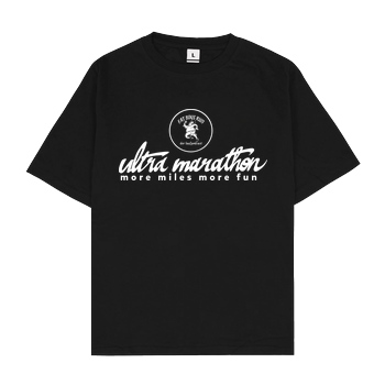 Fat Boys Run Fat Boys Run - Ultra T-Shirt Oversize T-Shirt - Black