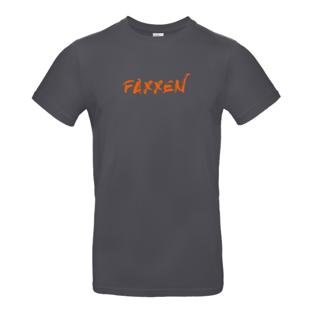 FaxxenTV - FaxxenTV - Logo - T-Shirt - B&C EXACT 190 - Dark Grey