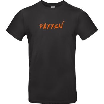 FaxxenTV FaxxenTV - Logo T-Shirt B&C EXACT 190 - Black