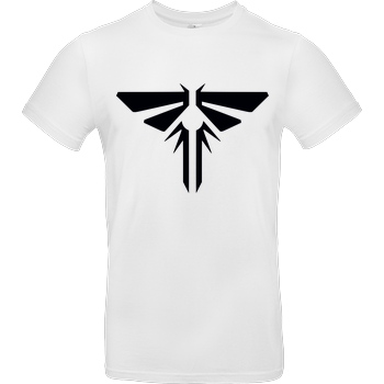 3dsupply Original Fireflies Logo T-Shirt B&C EXACT 190 -  White