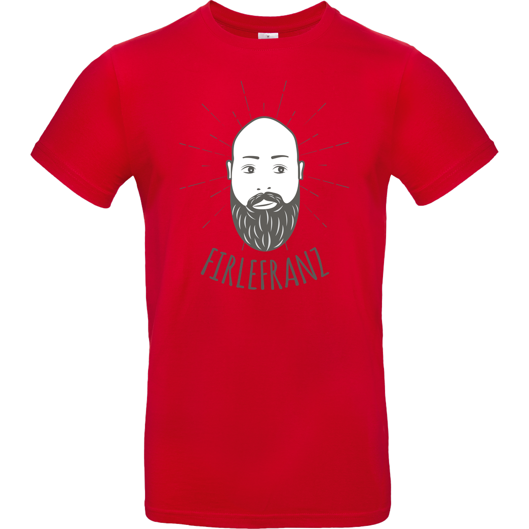 Firlefranz Firlefranz - Logo T-Shirt B&C EXACT 190 - Red