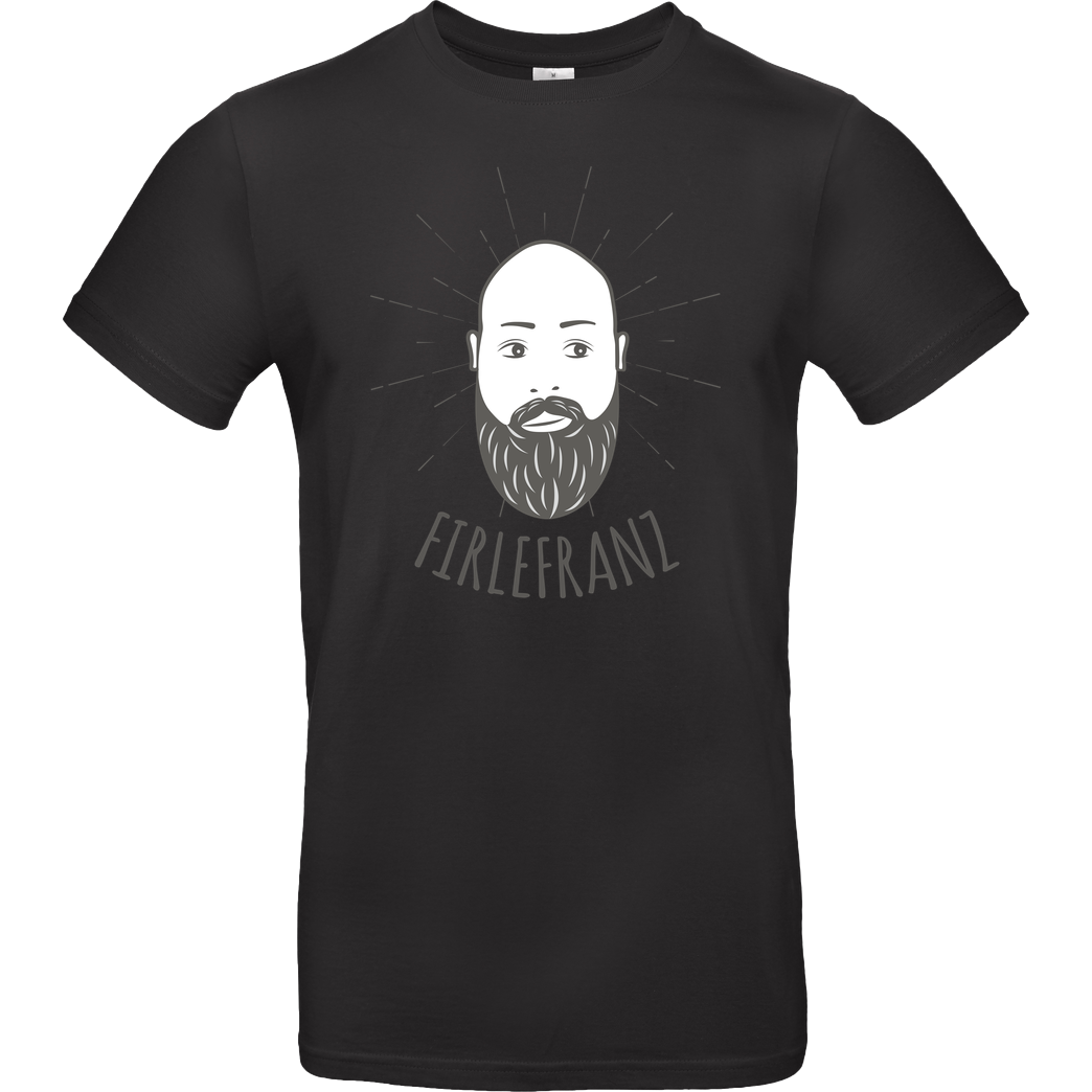 Firlefranz Firlefranz - Logo T-Shirt B&C EXACT 190 - Black