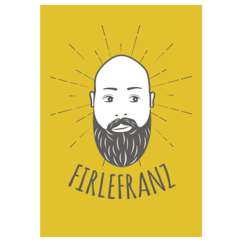 Firlefranz - Logo Art Print yellow
