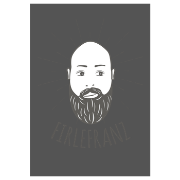 Firlefranz - Logo Art Print grey