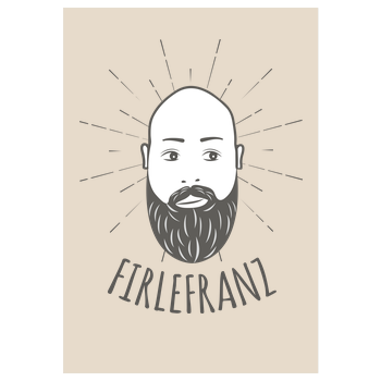 Firlefranz - Logo Art Print sand