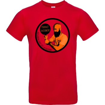 Firlefranz Firlefranz - Pfanne T-Shirt B&C EXACT 190 - Red