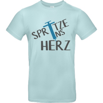 Firlefranz FirleFranz - Spritze T-Shirt B&C EXACT 190 - Mint