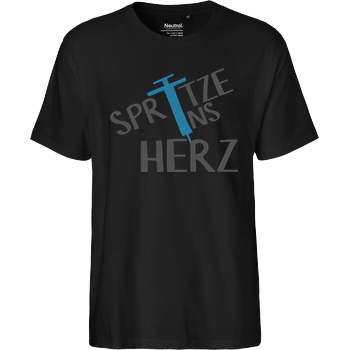 FirleFranz - Spritze Fairtrade T-Shirt - black