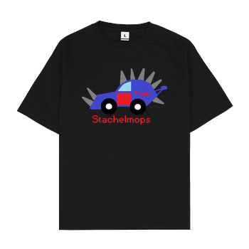 Firlefranz - Stachelmops Oversize T-Shirt - Black