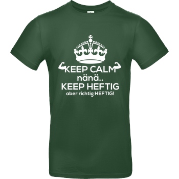 Fischer TV FischerTV - Keep calm T-Shirt B&C EXACT 190 -  Bottle Green
