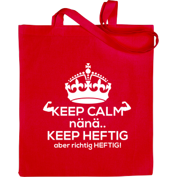 FischerTV - Keep calm Bag Red