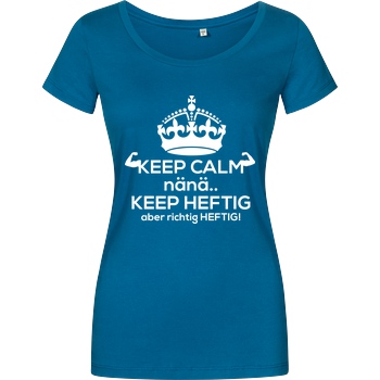 Fischer TV FischerTV - Keep calm T-Shirt Girlshirt petrol