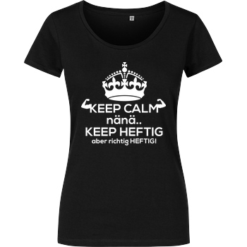 Fischer TV FischerTV - Keep calm T-Shirt Girlshirt schwarz