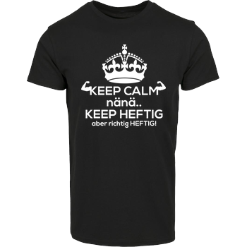 FischerTV - Keep calm House Brand T-Shirt - Black