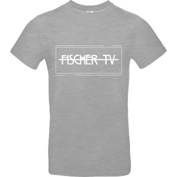 FischerTV - Logo plain B&C EXACT 190 - heather grey