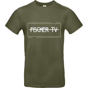 Fischer TV FischerTV - Logo plain T-Shirt B&C EXACT 190 - Khaki