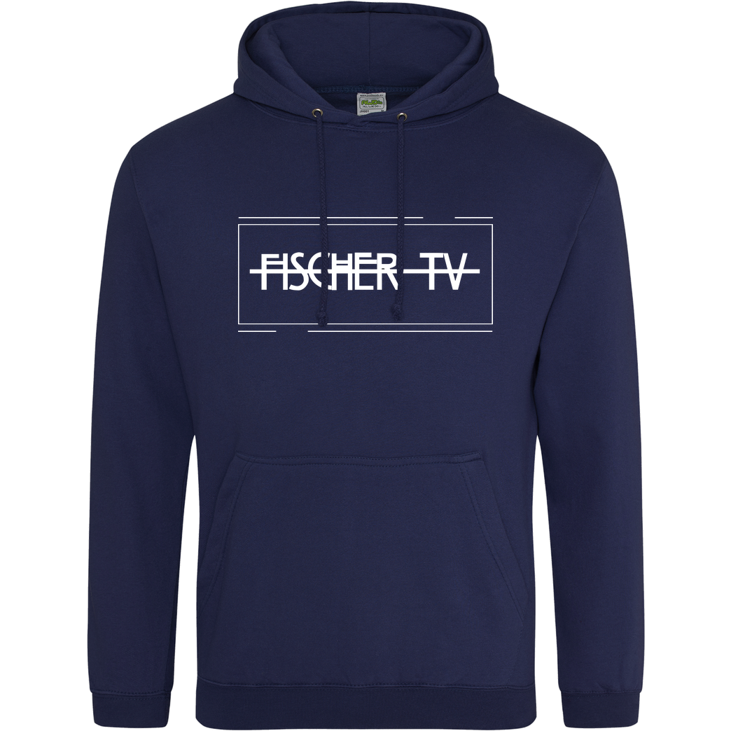 Fischer TV FischerTV - Logo plain Sweatshirt JH Hoodie - Navy