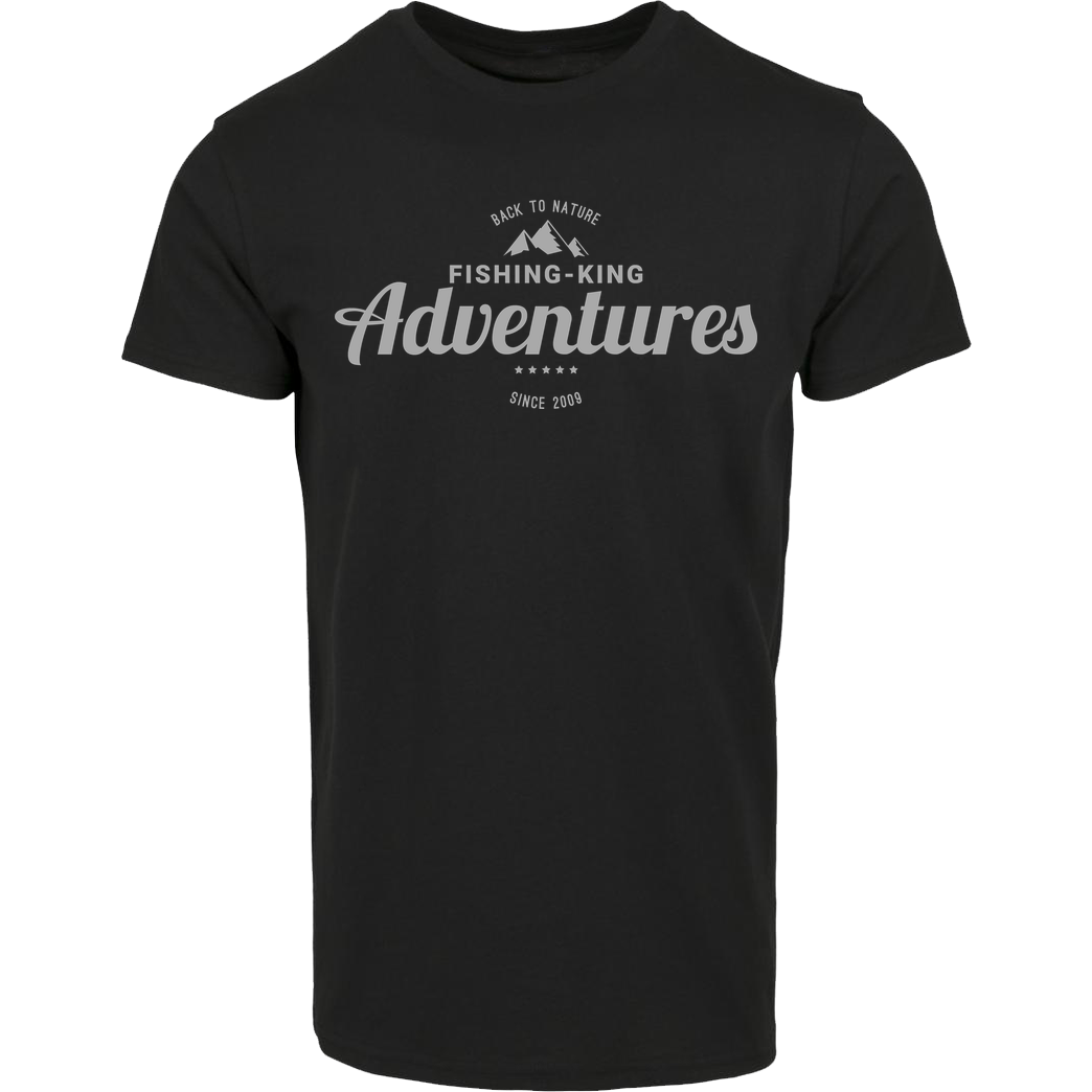 Fishing-King Fishing-King - Adventures 01 T-Shirt House Brand T-Shirt - Black