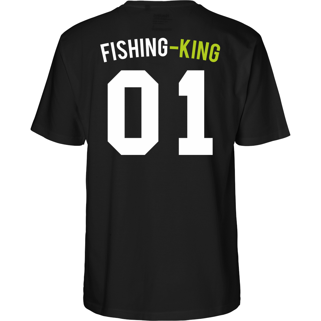 Fishing-King Fishing King - King T-Shirt Fairtrade T-Shirt - black