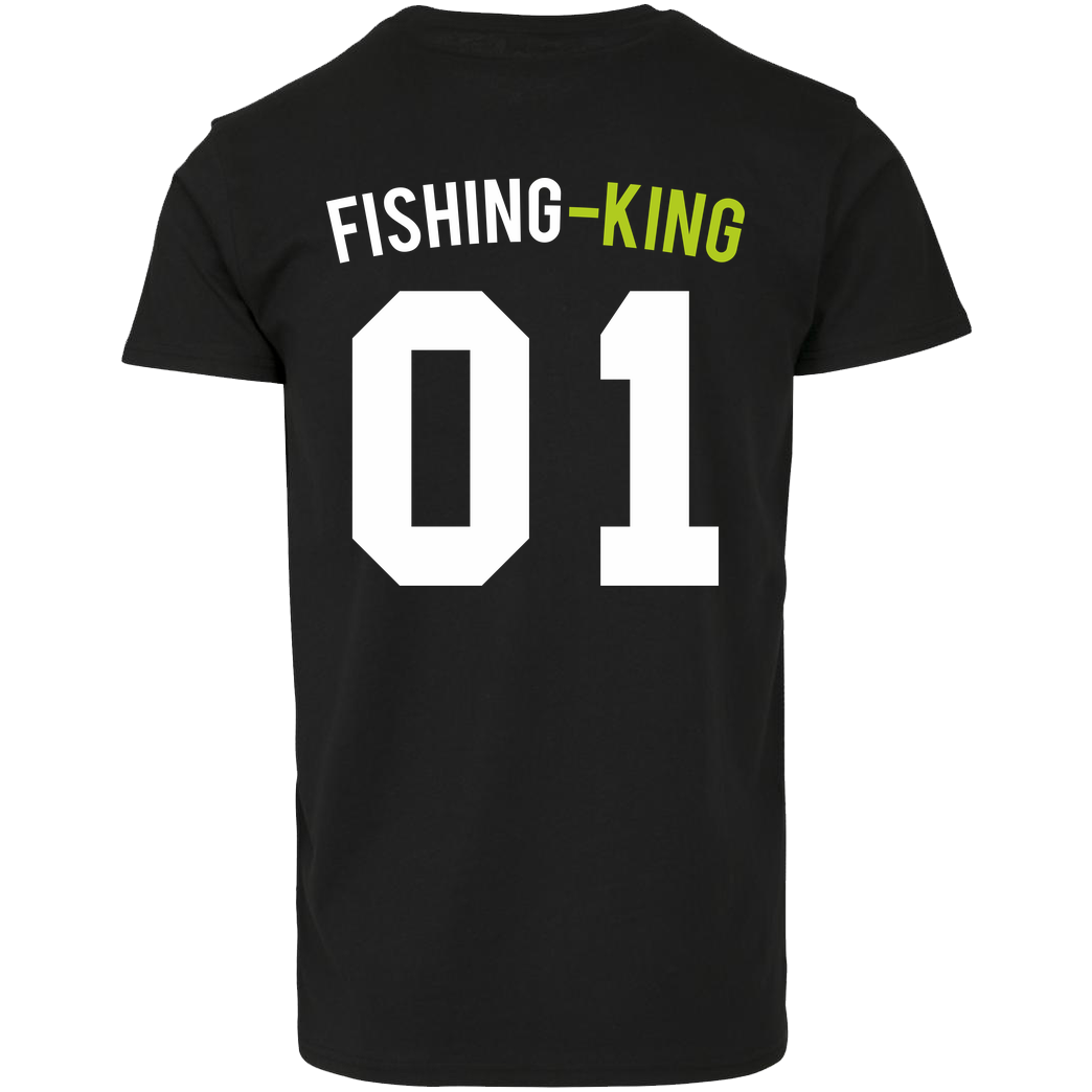Fishing-King Fishing King - King T-Shirt House Brand T-Shirt - Black