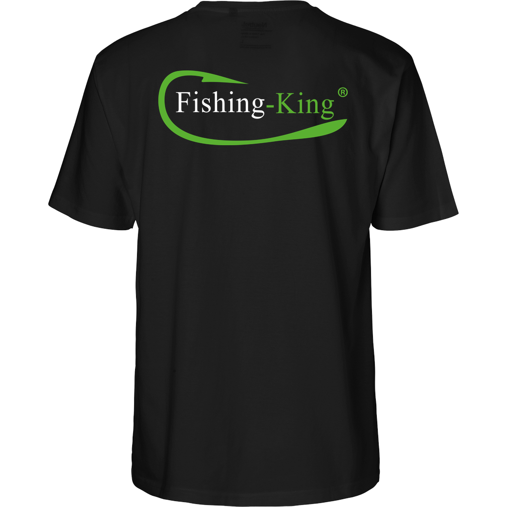 Fishing-King Fishing-King - Pocket Logo T-Shirt Fairtrade T-Shirt - black