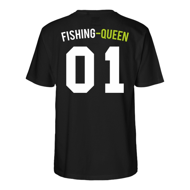 Fishing-King - Fishing King - Queen - T-Shirt - Fairtrade T-Shirt - black