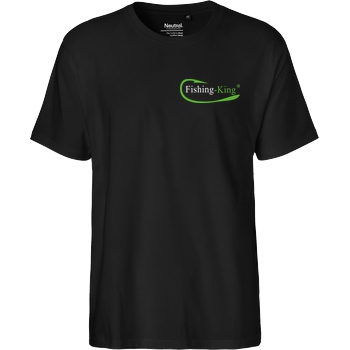 Fishing-King Fishing King - Queen T-Shirt Fairtrade T-Shirt - black