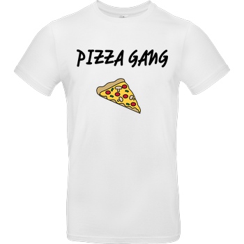 Fittihollywood FittiHollywood- Pizza Gang T-Shirt B&C EXACT 190 -  White