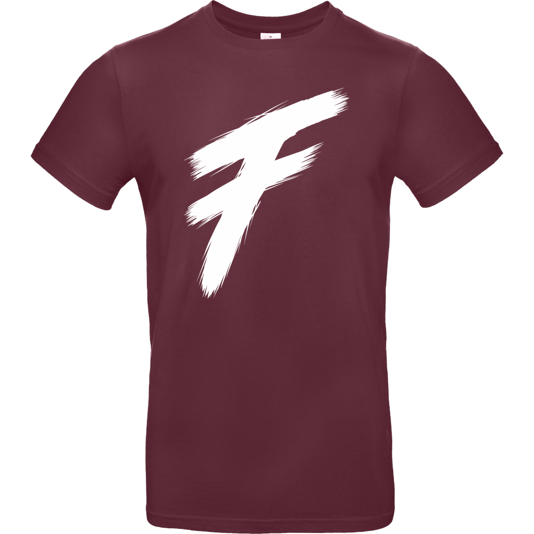 Freasy Freasy - F T-Shirt B&C EXACT 190 - Burgundy