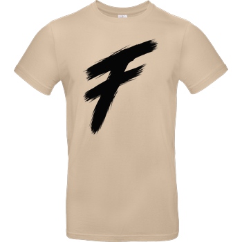 Freasy Freasy - F T-Shirt B&C EXACT 190 - Sand