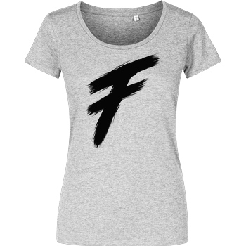 Freasy Freasy - F T-Shirt Girlshirt heather grey