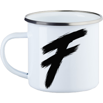 Freasy - F Enamel Mug